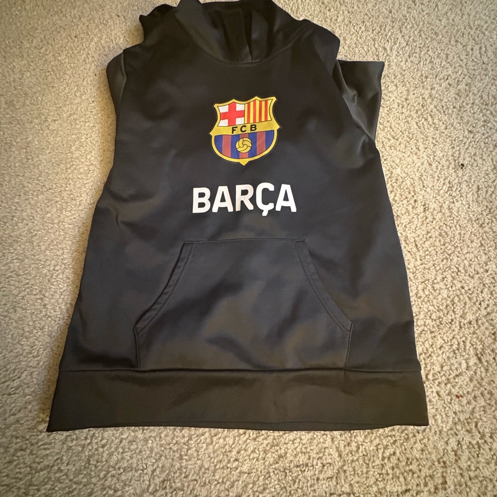 Custo Barcelona Black Sleeveless Hoodie